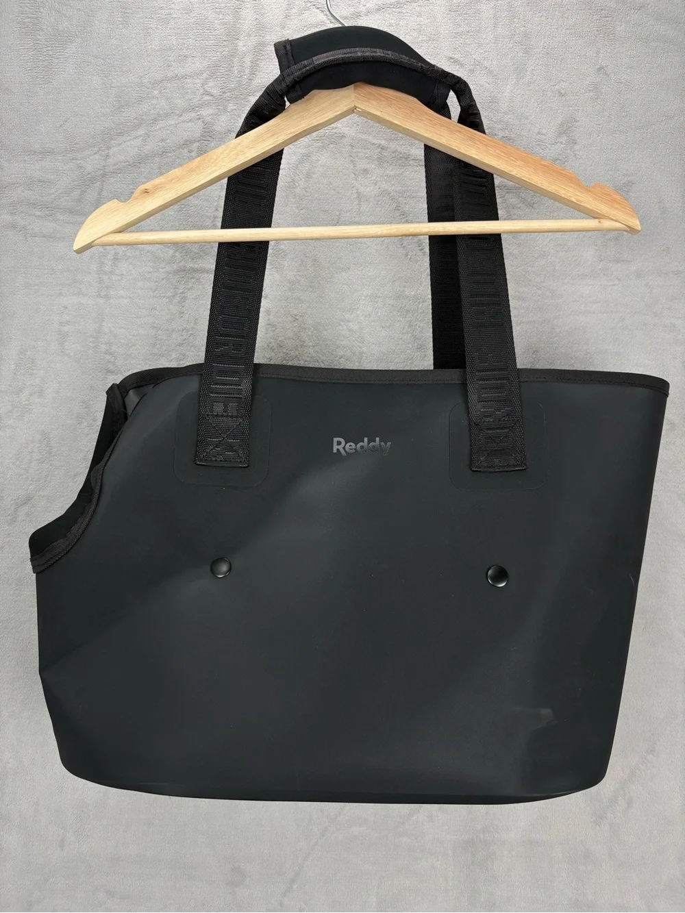 Reddy Black Sherpa Lined Pet Carrier Tote